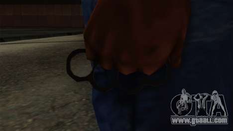 New brass knuckles for GTA San Andreas
