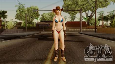 Dead or Alive 5 Tina Cowgirl Outfit for GTA San Andreas
