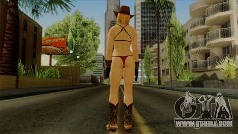 Dead or Alive 5 Tina Cowgirl Outfit for GTA San Andreas