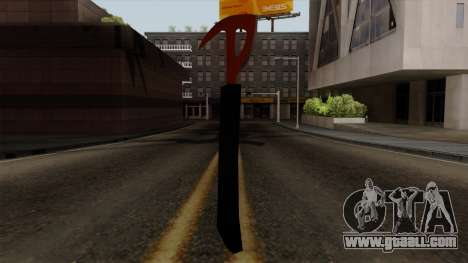 The axe from The Forest for GTA San Andreas