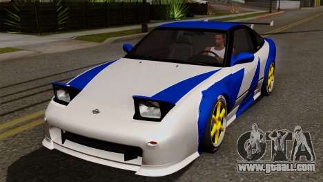 Nissan 180SX Street Golden Rims for GTA San Andreas