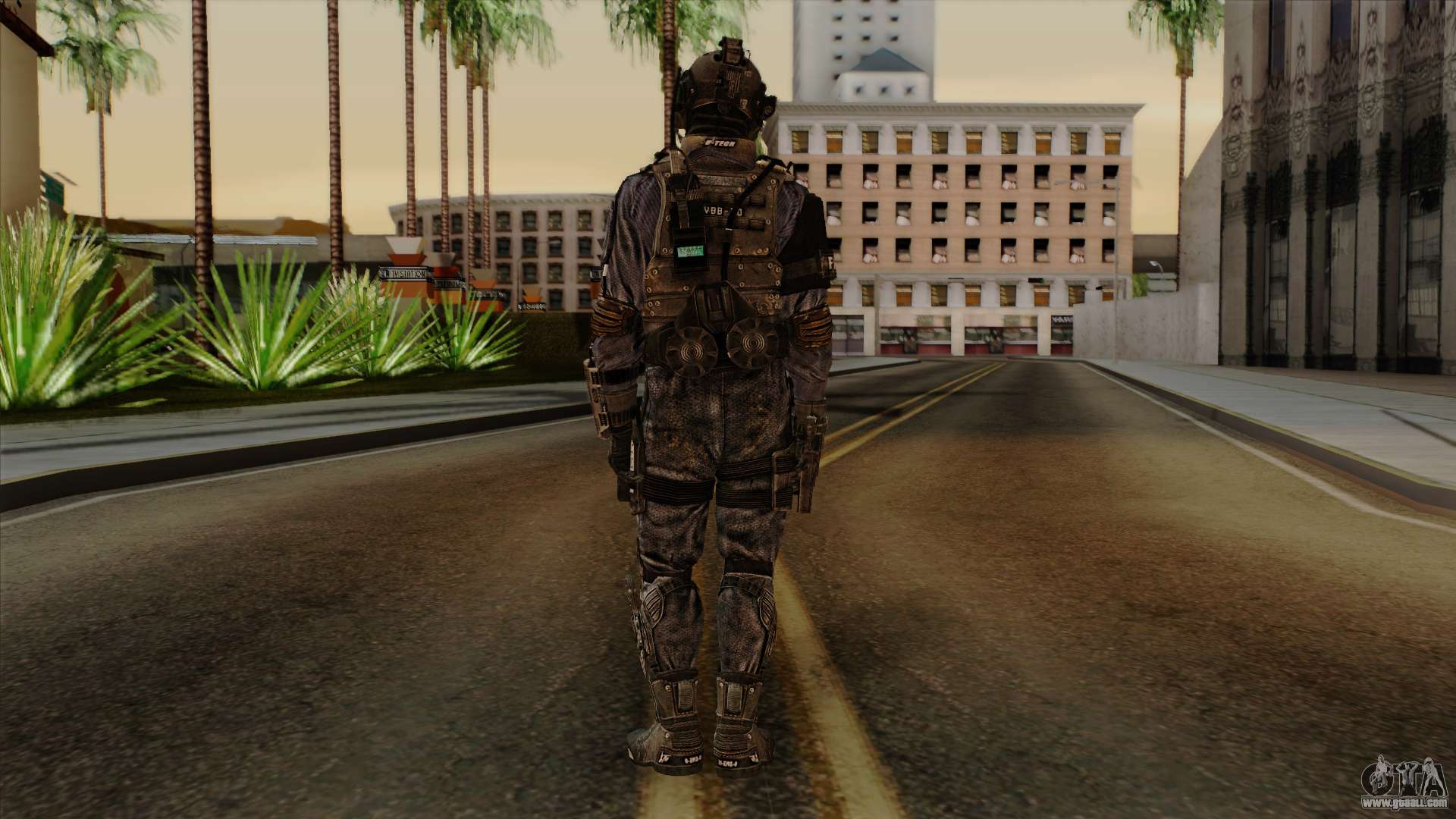 Download Skin from Call of Duty: Ghosts for GTA San Andreas (iOS