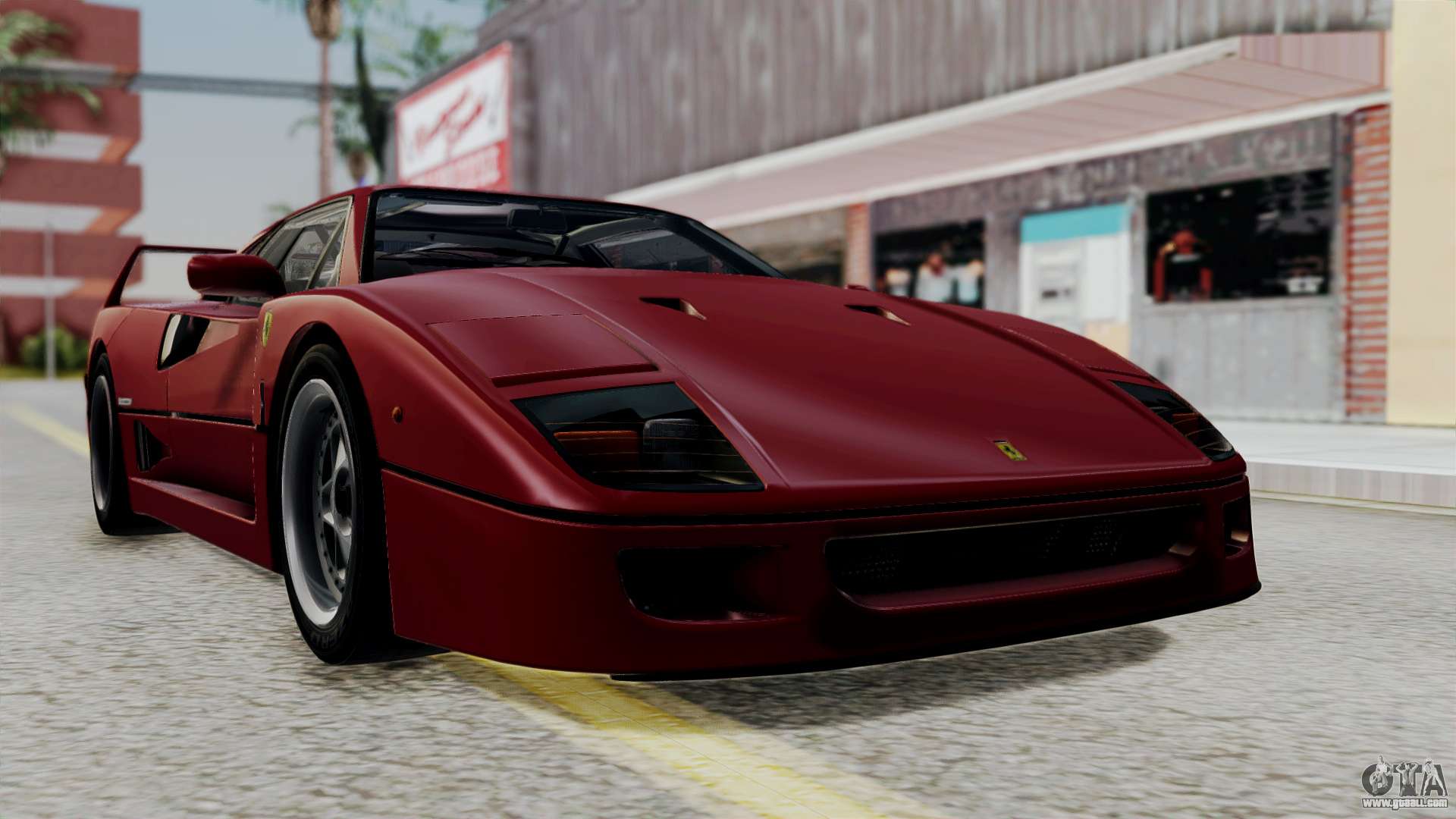 Download Ferrari F40 (US Spec) 1989 for GTA San Andreas (iOS, Android)