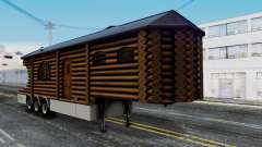 Scania Showtrailer Log Cabin for GTA San Andreas
