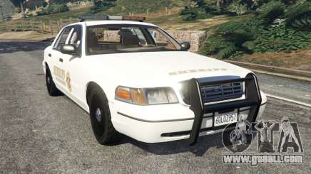 Ford Crown Victoria 1999 Sheriff v1.0 for GTA 5