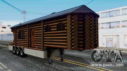 Scania Showtrailer Log Cabin for GTA San Andreas