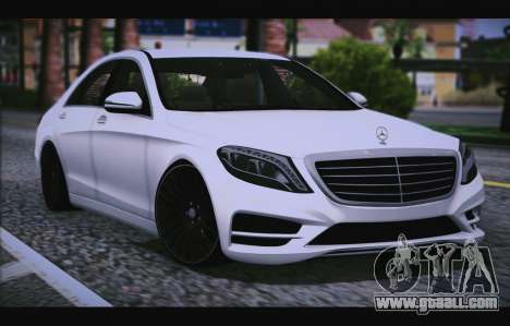 Mercedes Benz S63 W222 Quality Items for GTA San Andreas