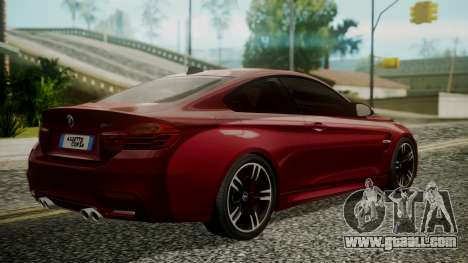 BMW M4 Coupe 2015 Walnut Wood for GTA San Andreas