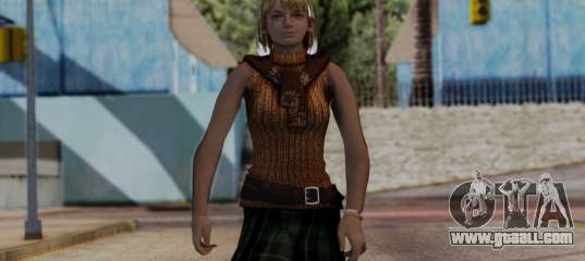 Download Ashley Graham from Resident Evil 4 Remake for GTA San Andreas
