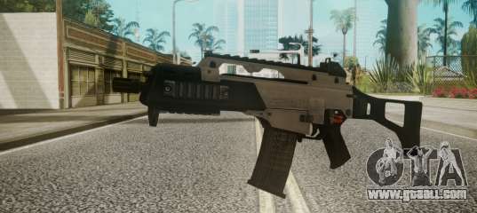 G36C Silver for GTA San Andreas