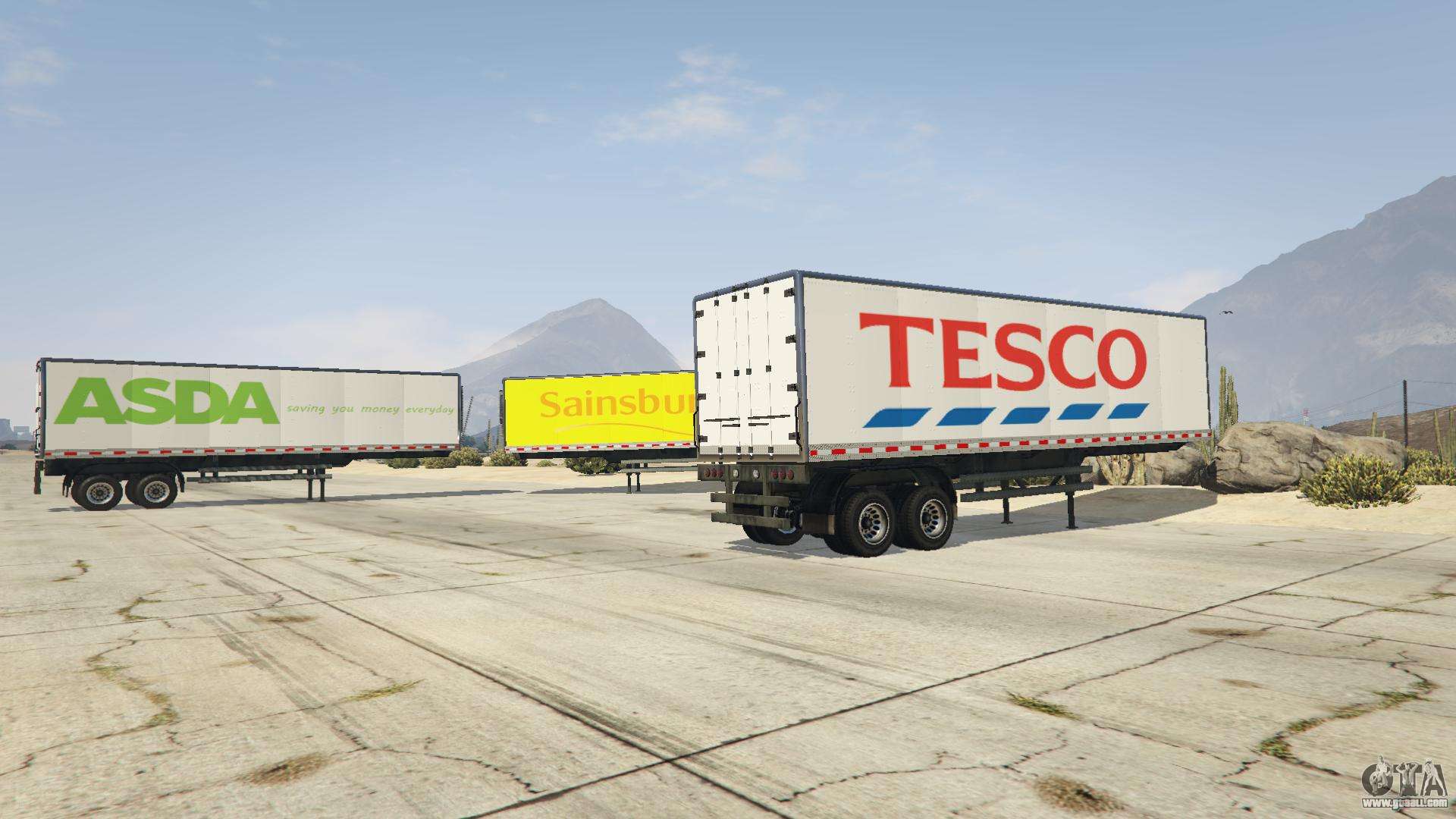 what all truck and trailers get in gta5