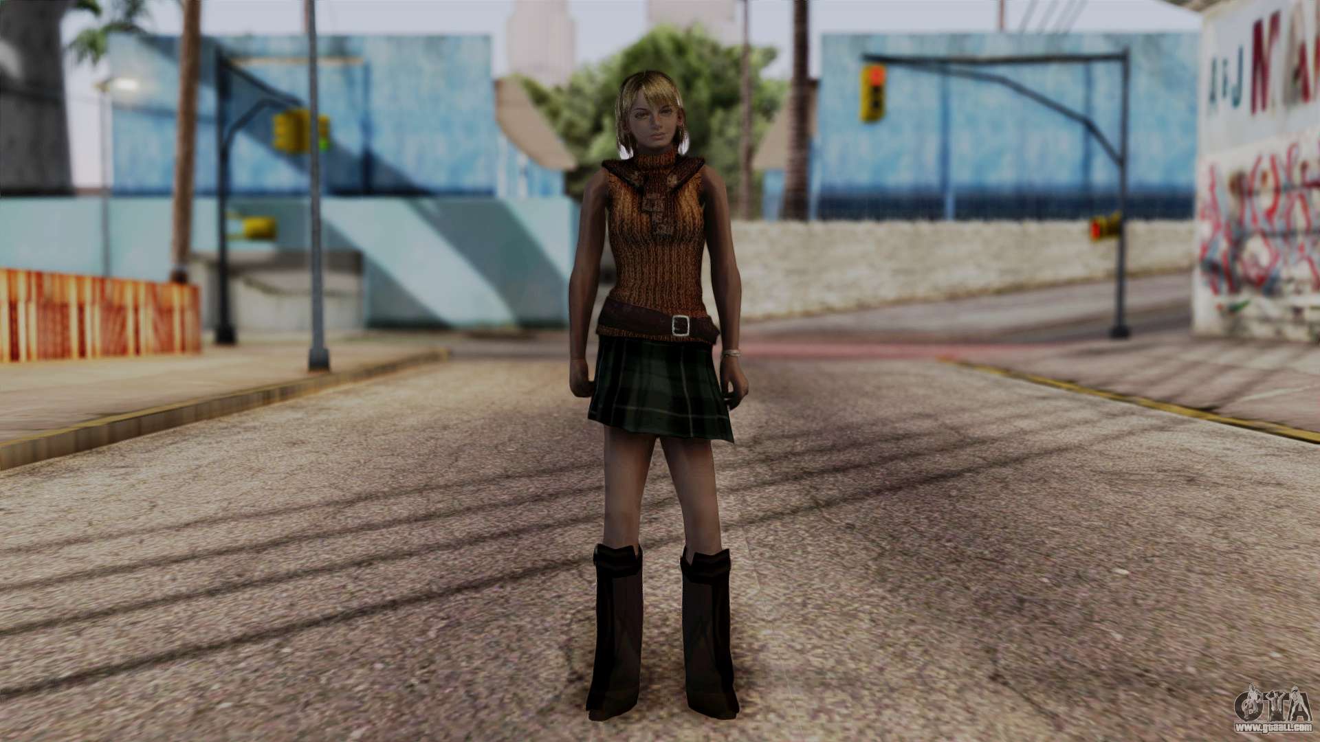 Ashley Graham - RE4 Remake for GTA San Andreas