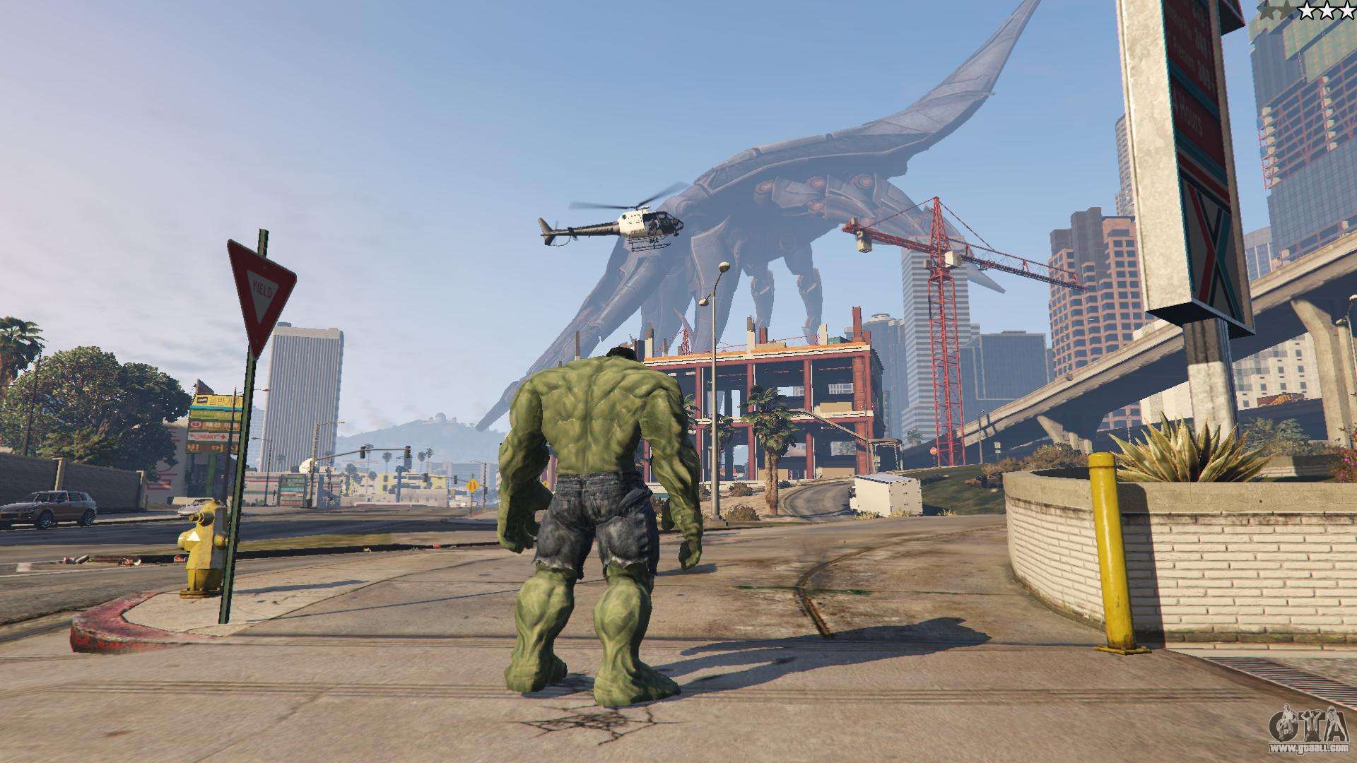 hulk mod gta 5