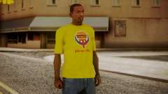 Burger Shot T-shirt Yellow for GTA San Andreas