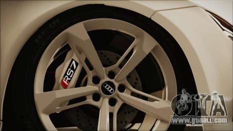Audi RS7 Sportback 2015 for GTA San Andreas
