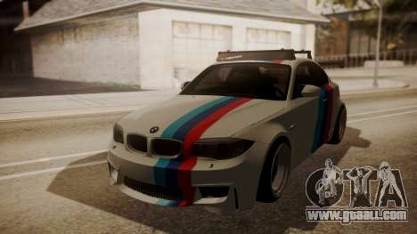 BMW 1M E82 with Sunroof for GTA San Andreas