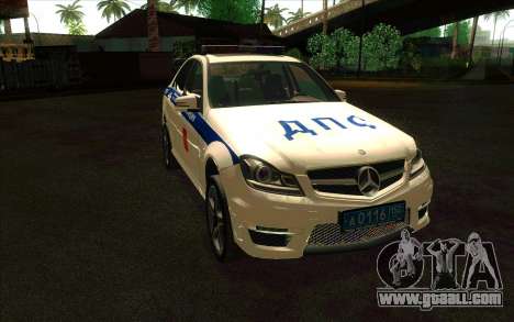 Mercedes-Benz C63 AMG ДПС for GTA San Andreas