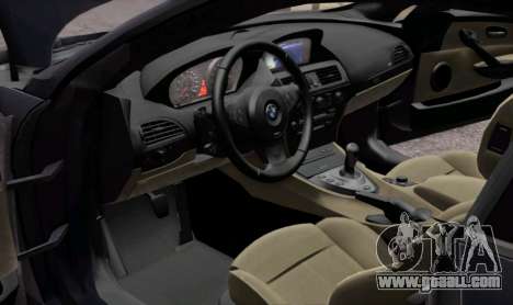 BMW M6 E63 for GTA San Andreas