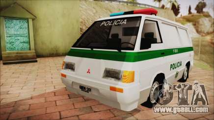 Mitsubishi L300 2008 Patrol Colombian Police for GTA San Andreas