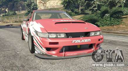 Nissan Silvia S13 v1.2 [with livery] for GTA 5