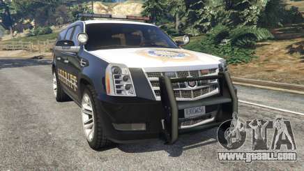 Cadillac Escalade ESV 2012 Police for GTA 5