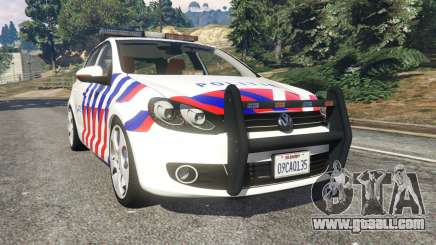 Volkswagen Golf Mk6 Dutch Police for GTA 5