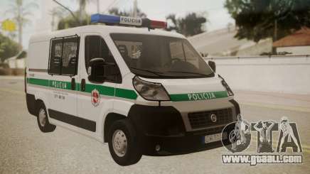 Fiat Ducato Lithuanian Police for GTA San Andreas