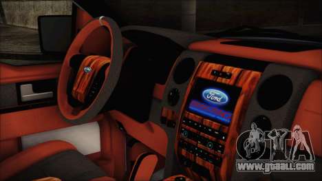 Ford F-150 SVT Raptor 2012 Stock Version for GTA San Andreas