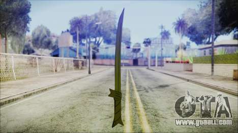 Grass Sword from Adventure Time for GTA San Andreas