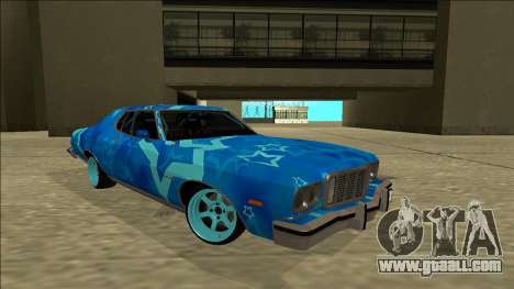 Ford Gran Torino Drift Blue Star for GTA San Andreas