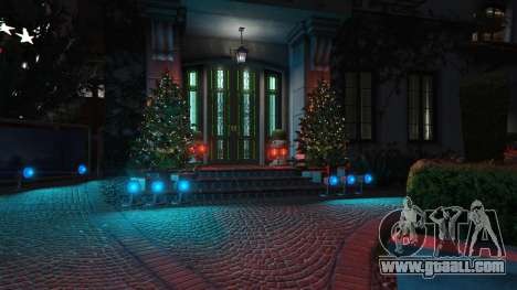 GTA 5  Christmas decorations for Michael's house