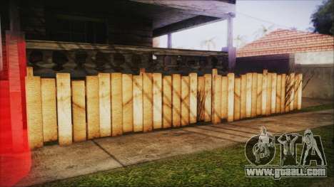 Wooden Fences HQ 1.2 for GTA San Andreas