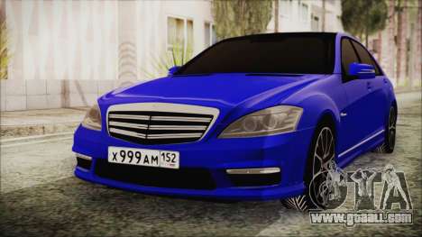 Mercedes-Benz S65 AMG for GTA San Andreas