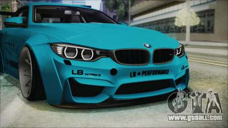 BMW M4 2014 Liberty Walk for GTA San Andreas