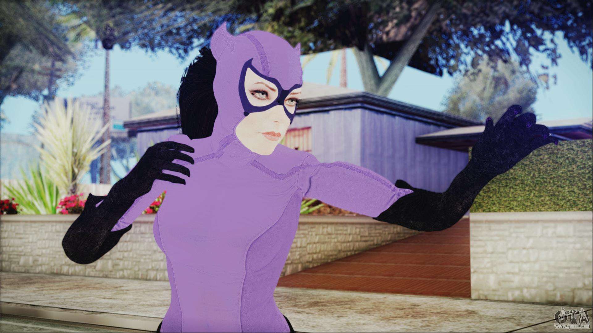 batman arkham city catwoman skins