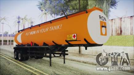 GTA 5 RON Tanker Trailer for GTA San Andreas