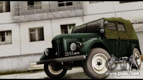 GAZ-69A for GTA San Andreas