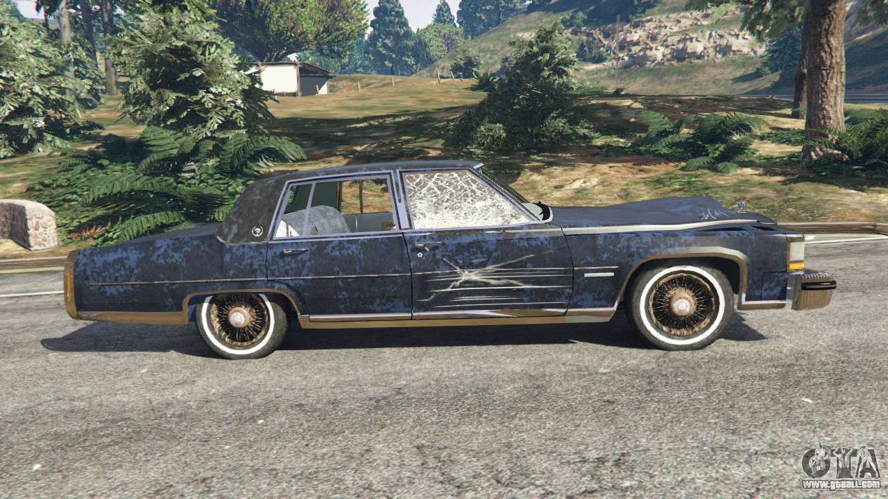 Cadillac Fleetwood Brougham 1985 [rusty] for GTA 5