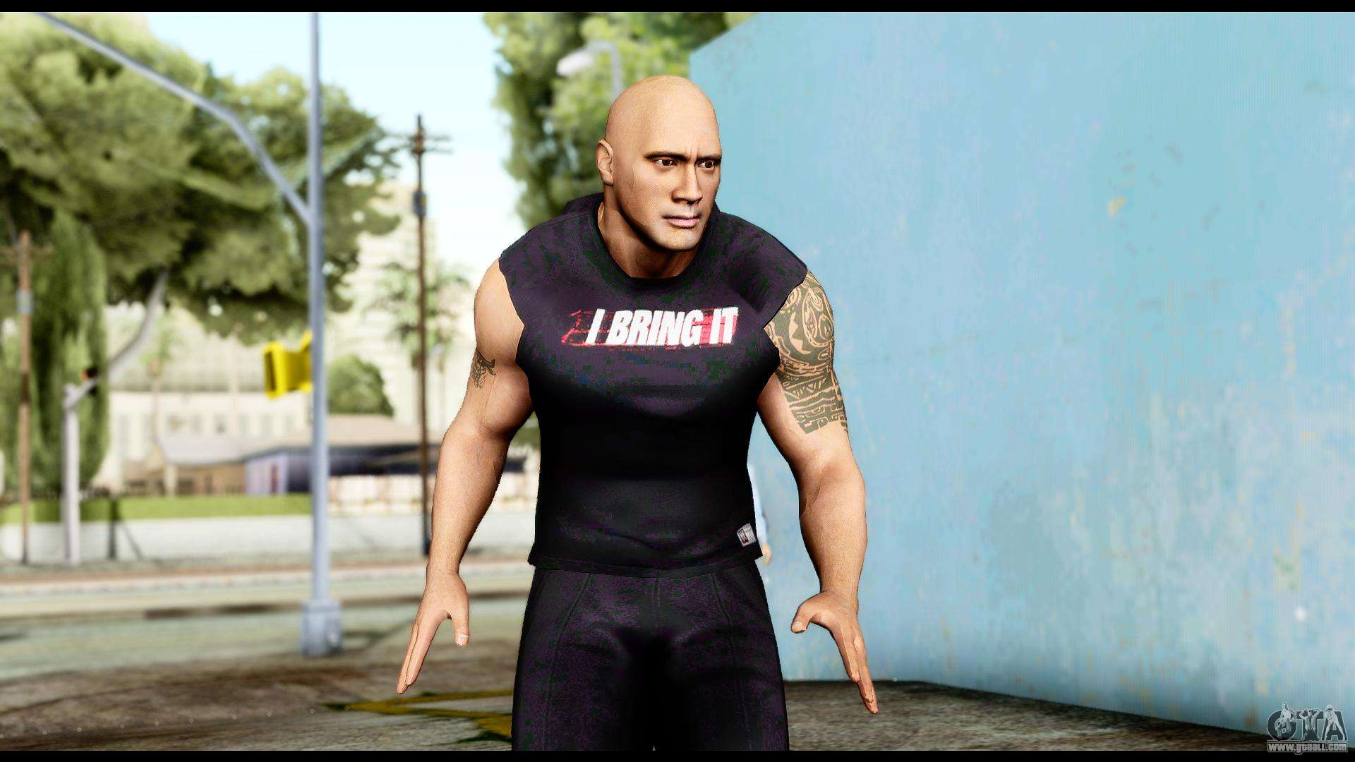 WWE The Rock 2 for GTA San Andreas