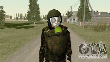 Russian soldiers in gas mask for GTA San Andreas