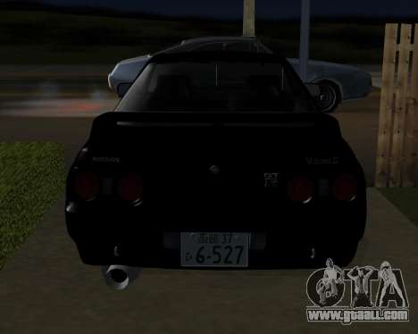 Nissan Skyline GT-R BNR32 Initial D Legend 2 N.K for GTA San Andreas