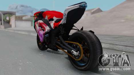 Kawasaki Ninja FI Custom Rias Gremory Itasha for GTA San Andreas