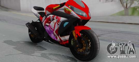 Kawasaki Ninja Fi Custom Rias Gremory Itasha For Gta San Andreas