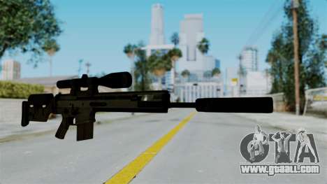 SCAR-20 v2 Supressor for GTA San Andreas