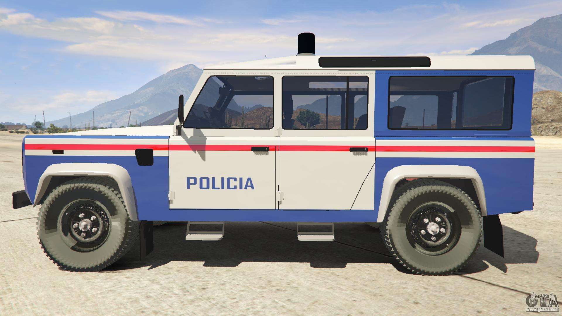 Land Rover Defender 90 Policia Naval for GTA 5