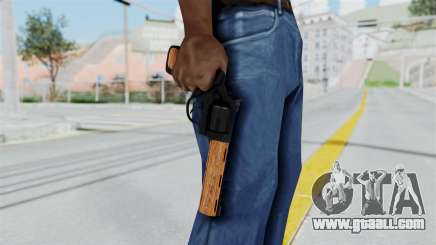 Wood Revolver for GTA San Andreas