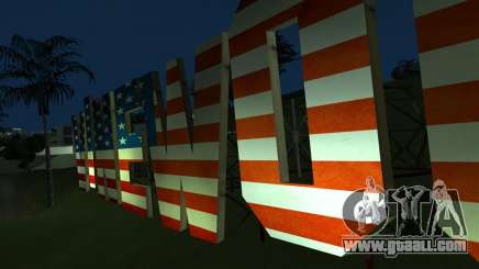 New Vinewood colors USA flag for GTA San Andreas