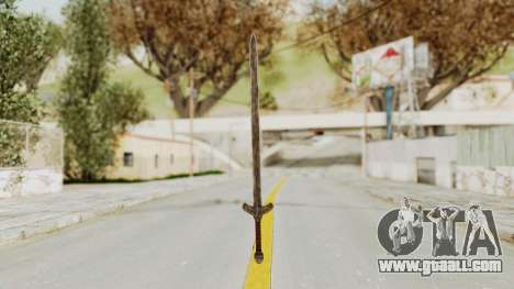Skyrim Iron Long Sword for GTA San Andreas