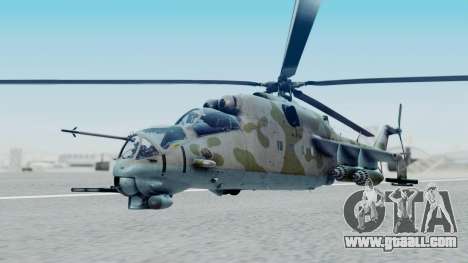 Mi-24V Ukraine Air Force 010 for GTA San Andreas