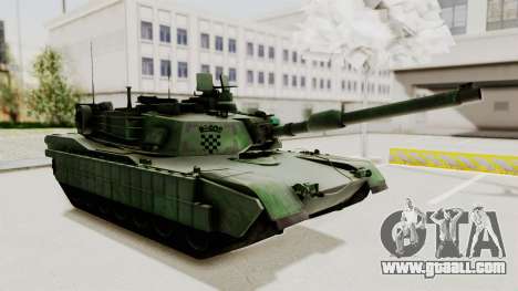 M1A2 Abrams Woodland Croatian for GTA San Andreas